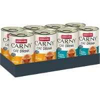 Animonda Carny Cat Drink - Mikspakke (Kylling & Tunfisk) 8 x 140 ml