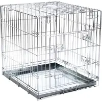 Zooplus Exclusive Hundebur Double Door - L 63 x B 55 x H 61 cm