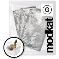 Modkat Tray kattetoalett - 3pk Innlegg for kattesand, ny versjon