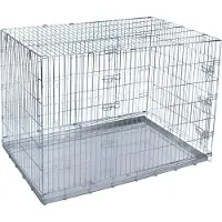 Zooplus Exclusive Hundebur Double Door - L 118 x B 78 x H 84 cm