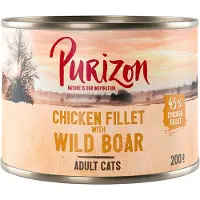Purizon Original 24 x 200 g - kornfri - Kyllingfilet med Villsvin