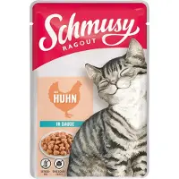 Schmusy Ragout i saus 22 x 100 g - Kylling