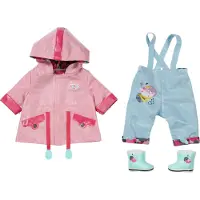 Baby Born Dukkeklær - Deluxe - Regntøysett - - OneSize - Dukkeklær