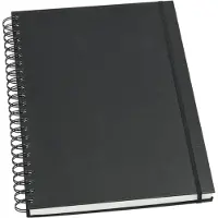 Grieg Skisseblokk GRIEG A4 stående 150g svart