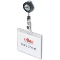 Durable 8138-19, Landskap, PVC, Gjennomsiktig, 90 mm, 60 mm, 10 stykker