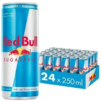 Red Bull 24 x Energidrikk, 250 ml, Sukkerfri