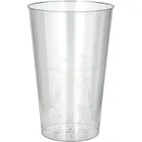 Starpak engangs drikkebeger 9 cm x 9 cm 0,4 l krystallklar