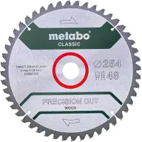 Metabo Classic Precision Cut Wood - Sirkelformet sagblad - 254 mm - 48 tenner - for KGS 254 M