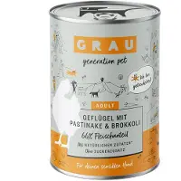 Grau Økonomipakke 24 x 400 g - Fjørfekjøtt med pastinakk og brokkoli
