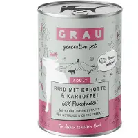 Grau Økonomipakke 24 x 400 g - Biff med gulrot og potet