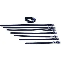 Alac Läderhalsband 2,2*65 Cm Svart