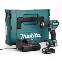 Makita DF332DSAJ, Boremaskin med pistolgrep, 1 cm, 2,8 cm, 1 cm, 0,8 mm, 450 RPM