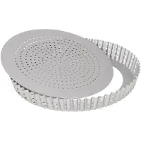 Patisse perforert paiform med avtagbar bunn 28 cm Silver Top universal