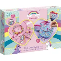 Totum Unicorn 2 In 1, Children''s jewellery making set, 4 år, Flerfarget