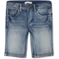 Name it Shorts - Noos - NkmTheo - Medium+ Blue Denim - - 2 år (92) - Shorts