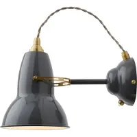 Anglepoise Original 1227 Messing vegglampe grå