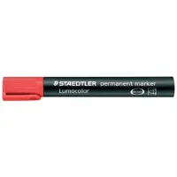 Staedtler Marker Lumocolor permanent.10 pcs Red
