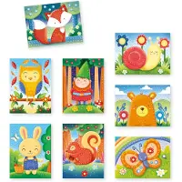 Quercetti Pinnemosaikk - Pinne - Skog - 300 Deler - 02880 - - OneSize - Kreativt leker