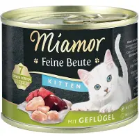Miamor Feine Beute 12 x 185 g - Kitten Fjærkre