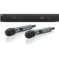 Sennheiser XSW 1-825 DUAL-A, Håndholdt mikrofon, Dynamisk mikrofon, Rackmontert mottaker, Innebygd sender, 548 - 572 Mhz, 2400 Mhz