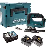 Makita DJV182RTJ, Sort, Grønn, Sølv, 45°, 13,5 cm, 2,6 cm, 1 cm, 7 m/s²