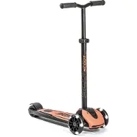 Scoot & Ride Highway Kick 5 - LED - Peach - - OneSize - Sparkehjul