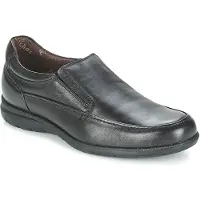 Fluchos for man. 8499_AVE_NEGR Leather Shoes Luca 8499 black (45), Flat, None, Casual