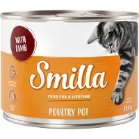 Smilla Økonomipakke Fjærkregryter 24 x 200 g - Sart fjærkre med and