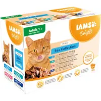 IAMS Cat Adult Land & Sea collection in Jelly 12x85g