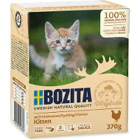 Bozita Tetra biter i saus 6 x 370 g - Kylling Kitten