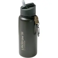 LifeStraw Rustfritt Stål Vannfilterflaske Go 650ml