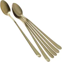 Amefa Austin 1410 - 6 Iced Teaspoons in trend box - champagne