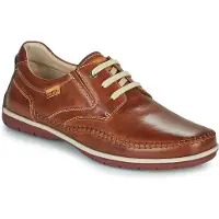 Pikolinos for woman. M9A-4118 Brown Marbella Leather Shoes (45), Flat, Laces, Casual