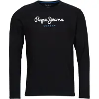 Pepe Jeans for man. PM508209 Eggo Long T-shirt N black (XL), Casual, Cotton, Long sleeve