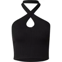 Urban Classics Rib Knit Crossed Neckholder Ermeløs Topp