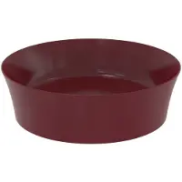 Ideal standard IPALYSS - Håndvask-Bowle 400x400x120 mm i pomegranate, Uden hanehul, Uden overløb - Diamatec