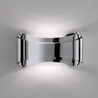 Selene LED-vegglampe Ionica av stål, krom