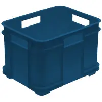 Keeeper Jacobelc Oppbevaringsboks Euro-Box M bruno eco, eco-blue, 16 liter, 100% resirkulert plast