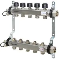 Uponor Fordelerrørsæt 6 kredse 3/4'' euro