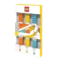 LEGO Stationery Highlighters 3 pcs. ORANGE YELLOW TURQUOISE packed in colour box