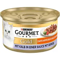 Gourmet Økonomipakke Gold Tender Bits 48 x 85 g - Kalv & grønnsaker