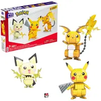 Mega Bloks Pikachu 3 Lyn (pichu. Og Raichu)