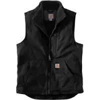 Carhartt Mock Neck Vest Men Black XXL