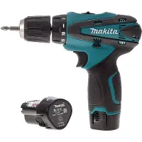 Makita DF330DWE - Drill/driver - trådløs - 2 hastigheter - nøkkelfri borhylse 10 mm - 24 N·m - 2 batterier - 10.8 V