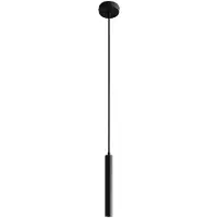 Arcchio LED-pendellampe Franka, 1 lyskilde, Ø 4 cm, svart