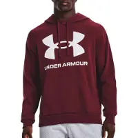 Under Armour Bluza vyriška Rival Fleece Big Logo HD bordinė 1357093 690 (S)