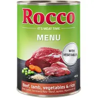 Rocco Meny 6 x 400 g - Lam med ris & grønnsaker
