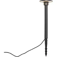 QAZQA Moderne piggspot sort inkl. LED IP54 - Skyf