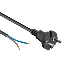 Goobay 58913, 7,5 m, Strømplugg type C, H05VVH2-F, 250 V