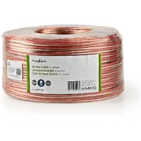 Nedis Cagw4000tr1000 Cca Høyttalerkabel 2x 4 Mm 100 M